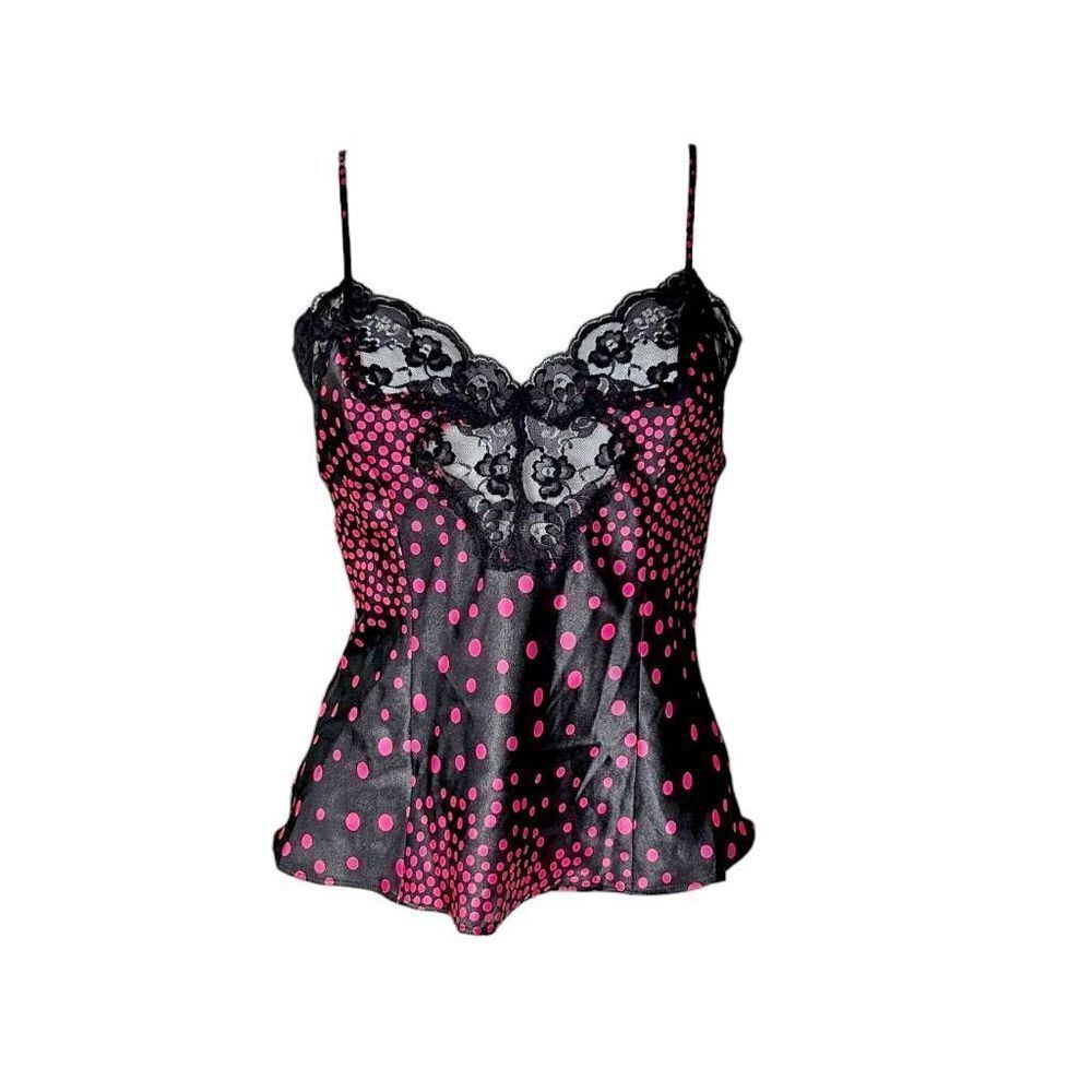 frederick’s of hollywood satin lace cami top - Picture 1 of 7